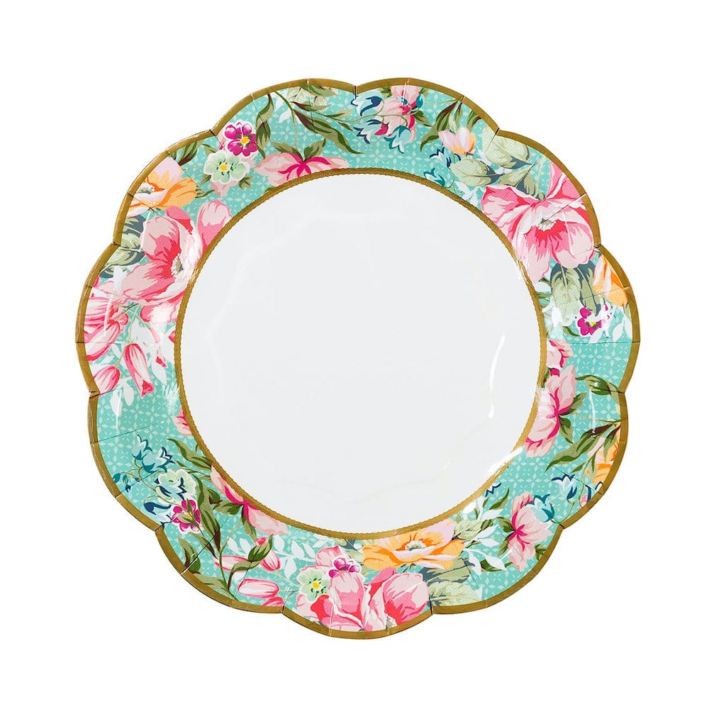 Truly Scrumptious Floral Paper Plates Talking Tables &Keep