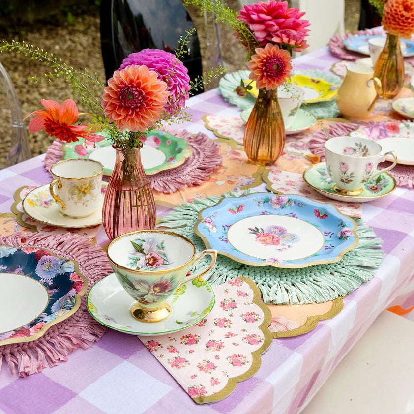 Talking Tables Colourful Raffia Placemats 2 Pack 4 Colours | &Keep