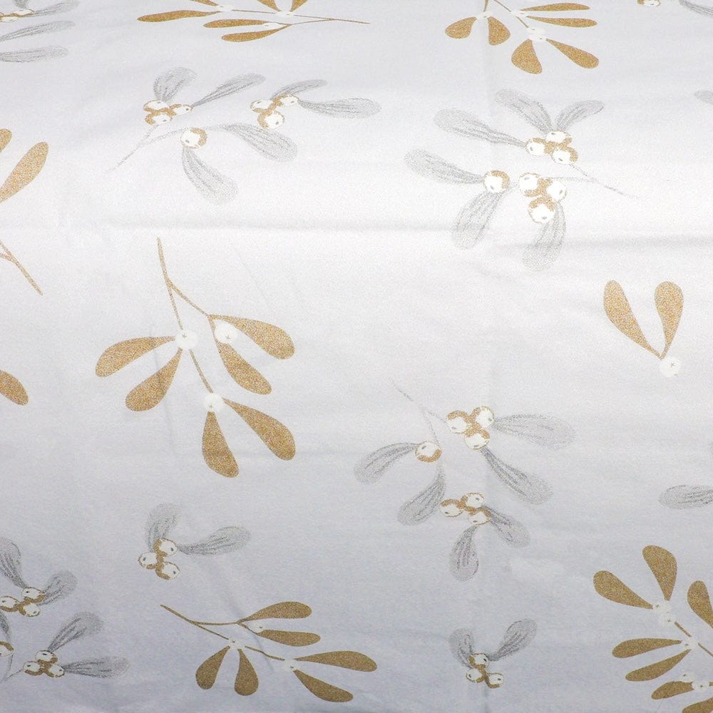 Mistletoe Linen-Feel Luxury Paper Table Cover Talking Tables &Keep