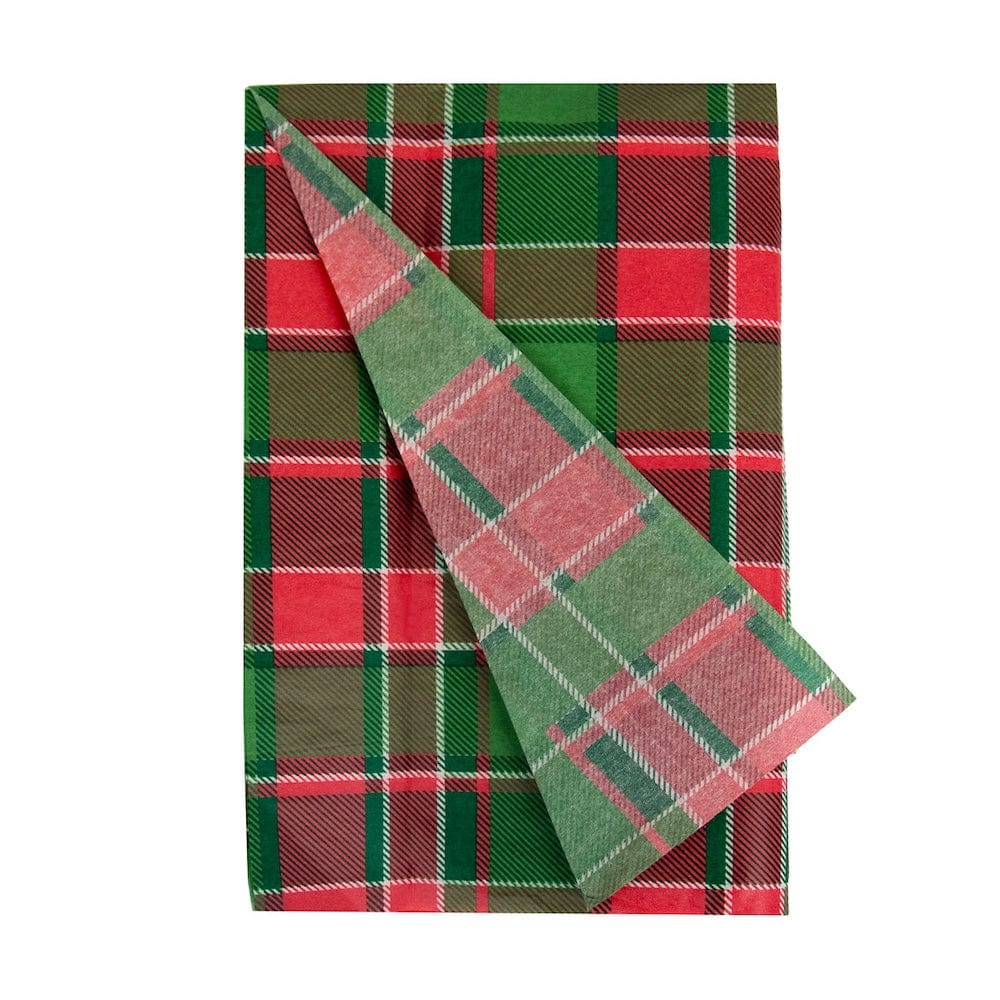Tartan Christmas Tissue Paper Talking Tables &Keep