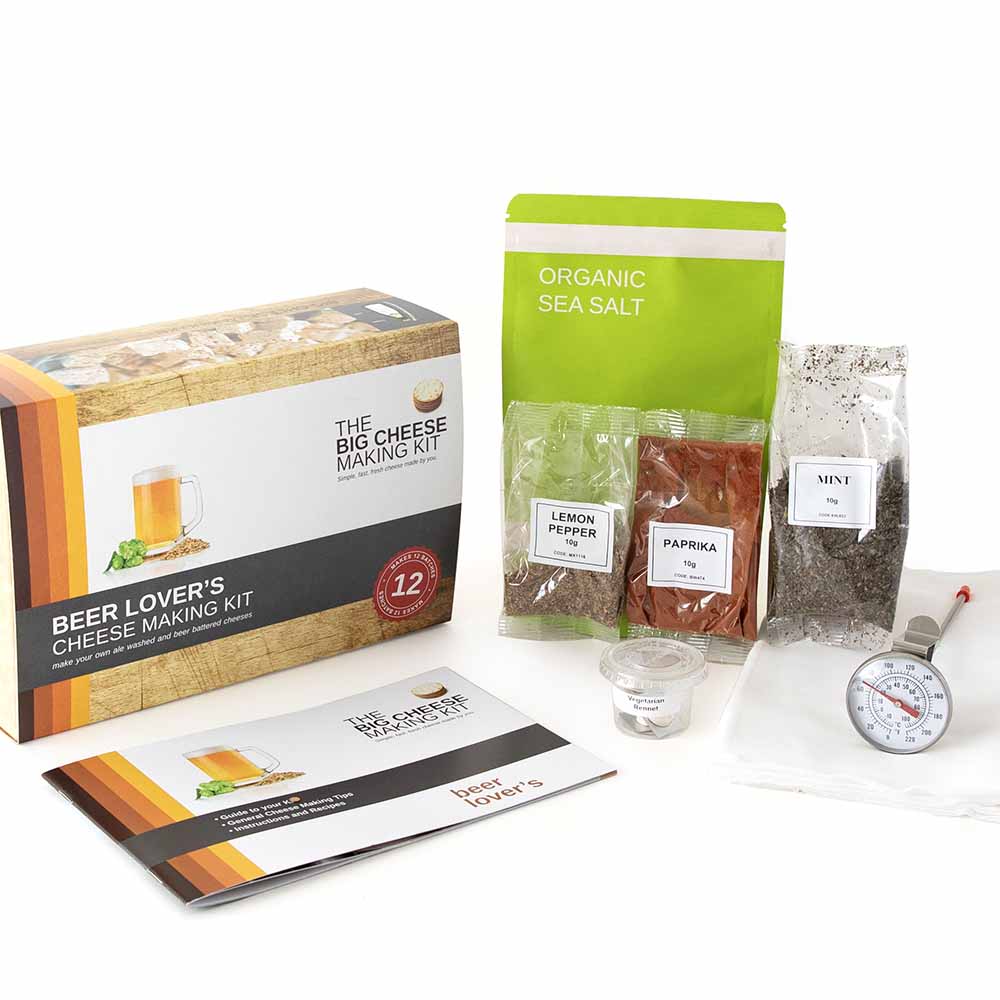 The Beer Lover's Cheese Making Kit &Keep