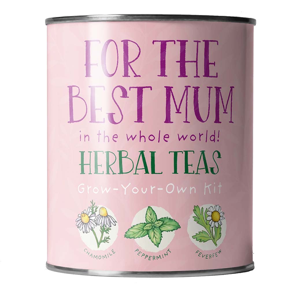 Best Mum Herbal Teas Growing Kit by The Plant Gift Co. &Keep