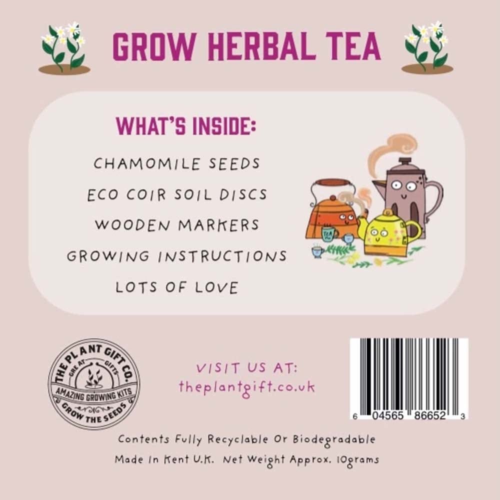 Herbal Tea Mini Grow Kit by The Plant Gift Co. &Keep