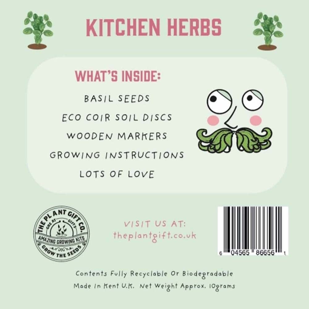 Kitchen Herbs Mini Grow Kit by The Plant Gift Co. &Keep