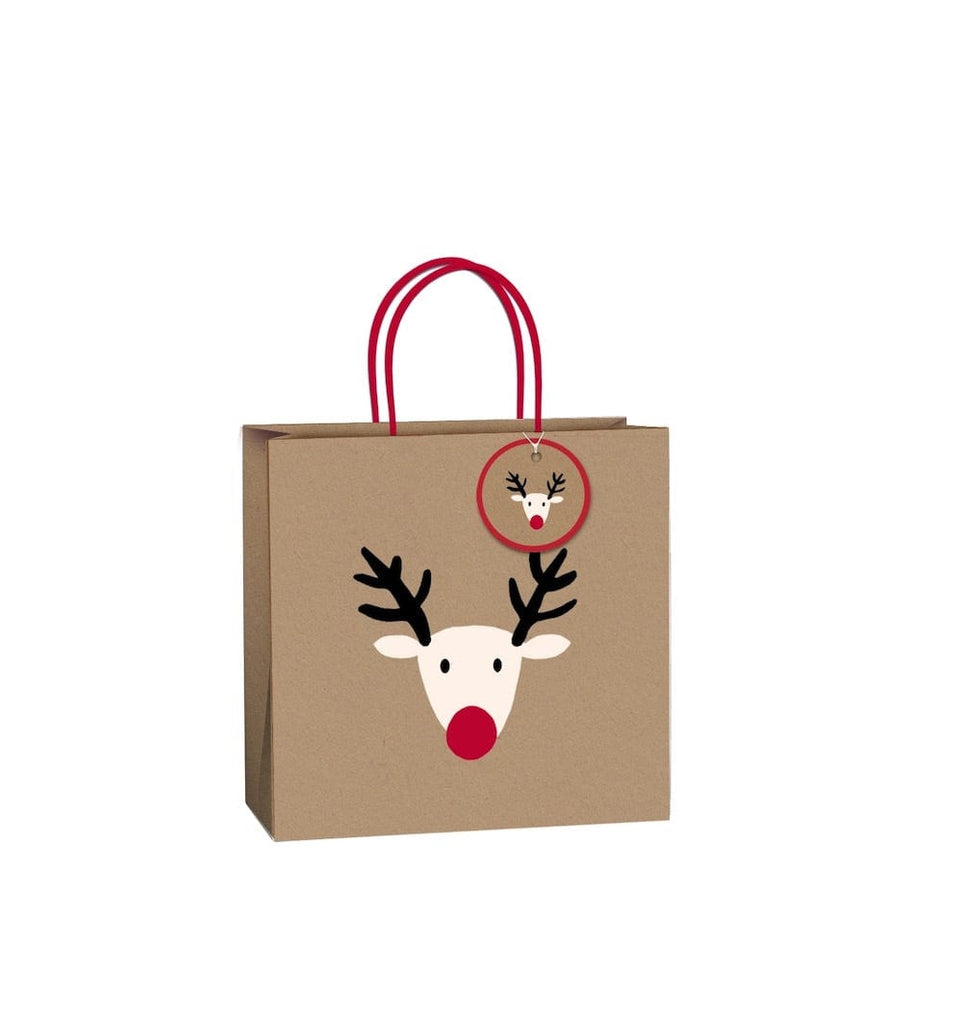 Medium Rudolph FSC Gift Bag &Keep