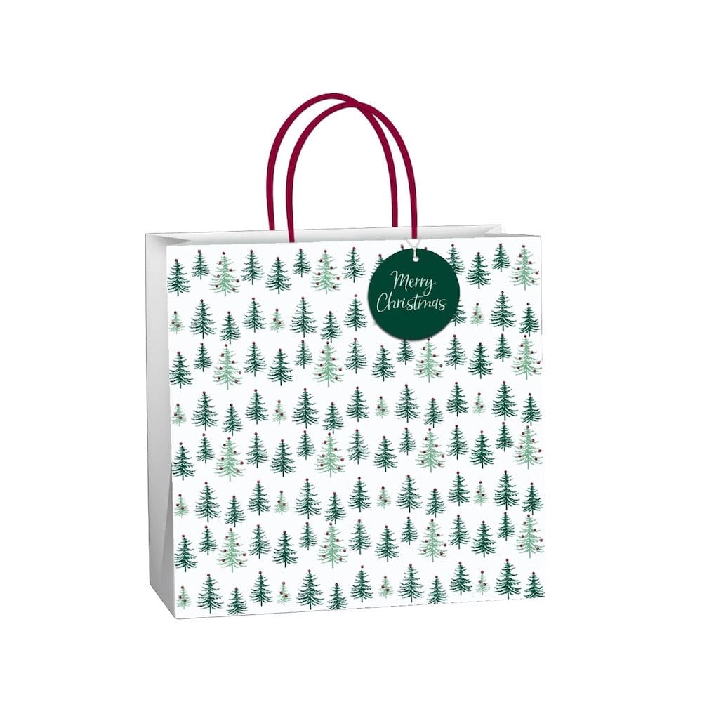 Trees in Snow Gift Bag Large &Keep