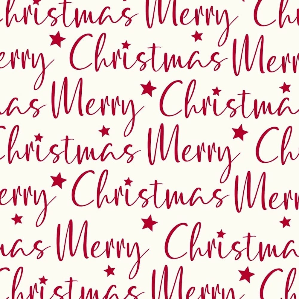 Merry Christmas FSC Wrapping Paper Sheet &Keep