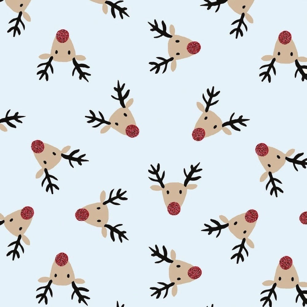 Rudolph Bioglitter FSC Wrapping Paper Sheet &Keep