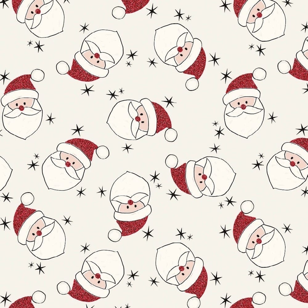 Santa Bioglitter FSC Wrapping Paper Sheet &Keep