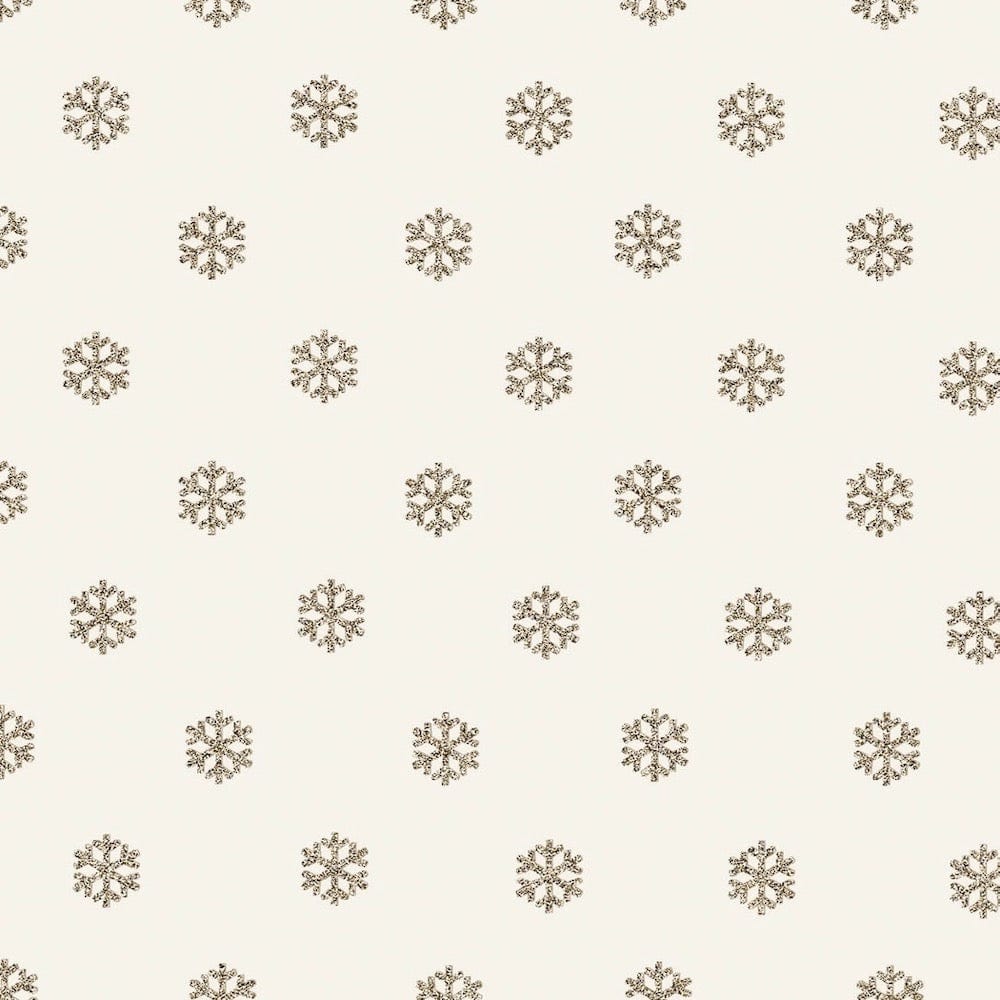 Snowflakes Bioglitter FSC Wrapping Paper Sheet &Keep