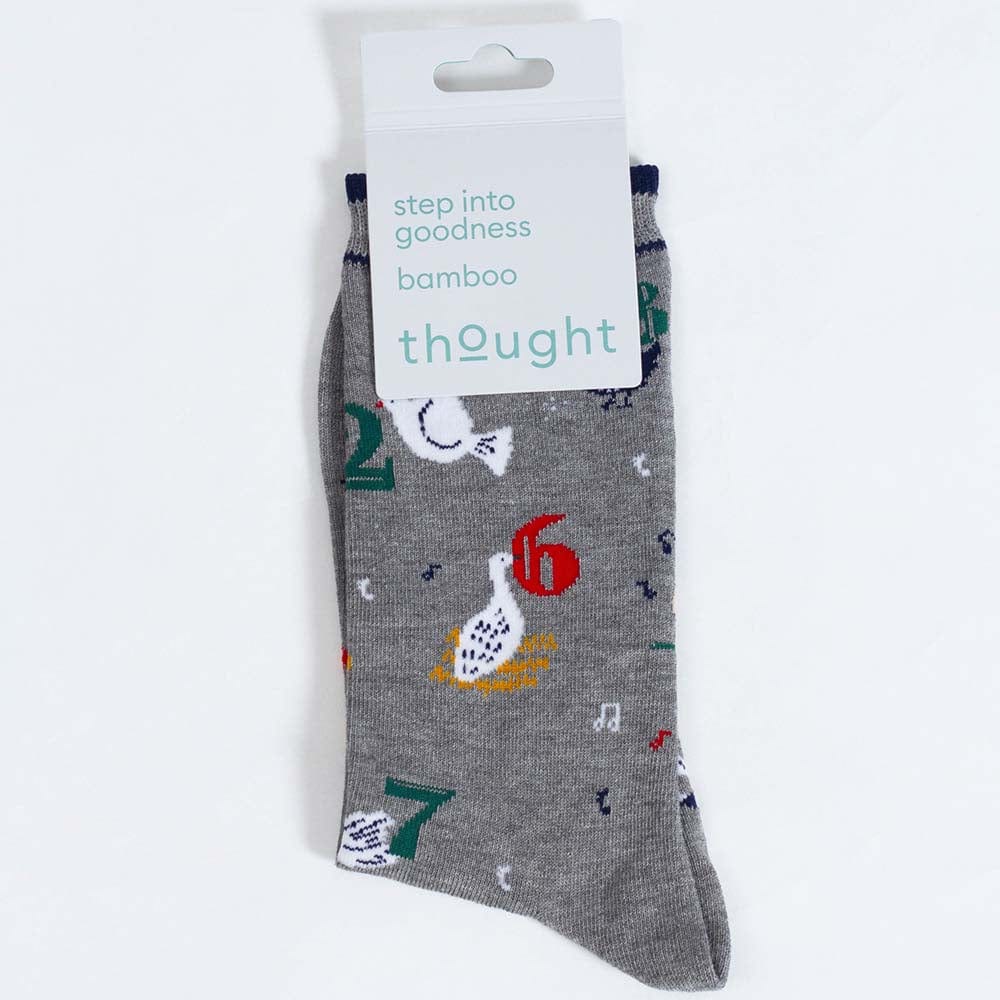 12 Days of Christmas Men's Bamboo Socks by Thought &Keep