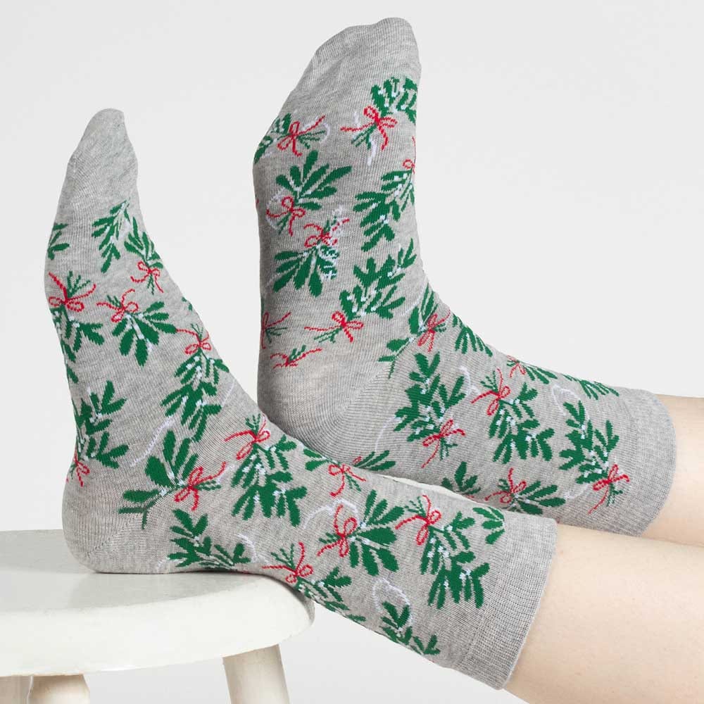 Christmas Celebration Gift Box of 4 Women's Bamboo Socks by Thought &Keep