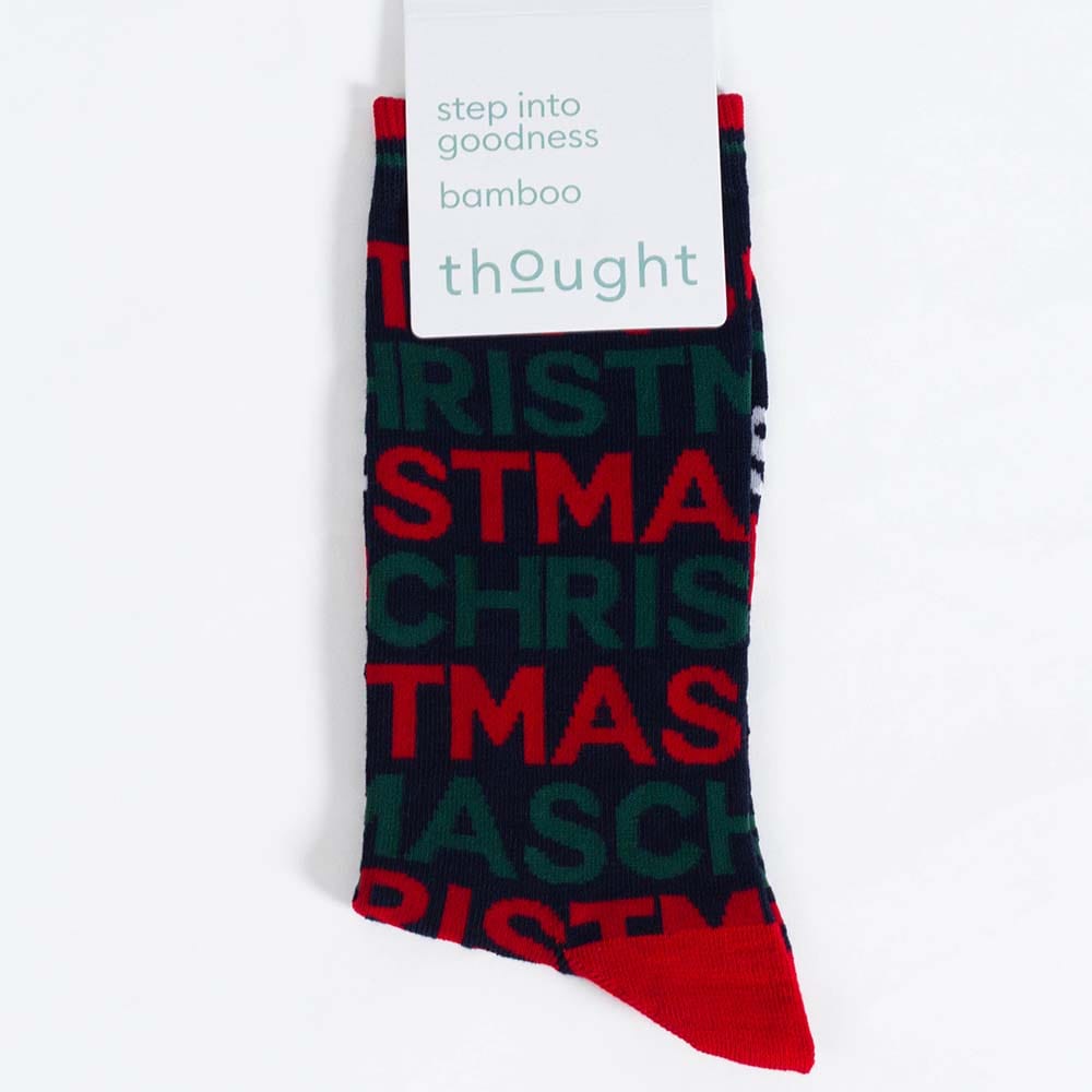 Christmas Message Men's Bamboo Socks by Thought &Keep