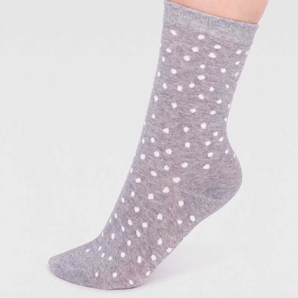 Gift Box of 4 Women's Organic Cotton Christmas Socks by Thought - 'Carole' &Keep