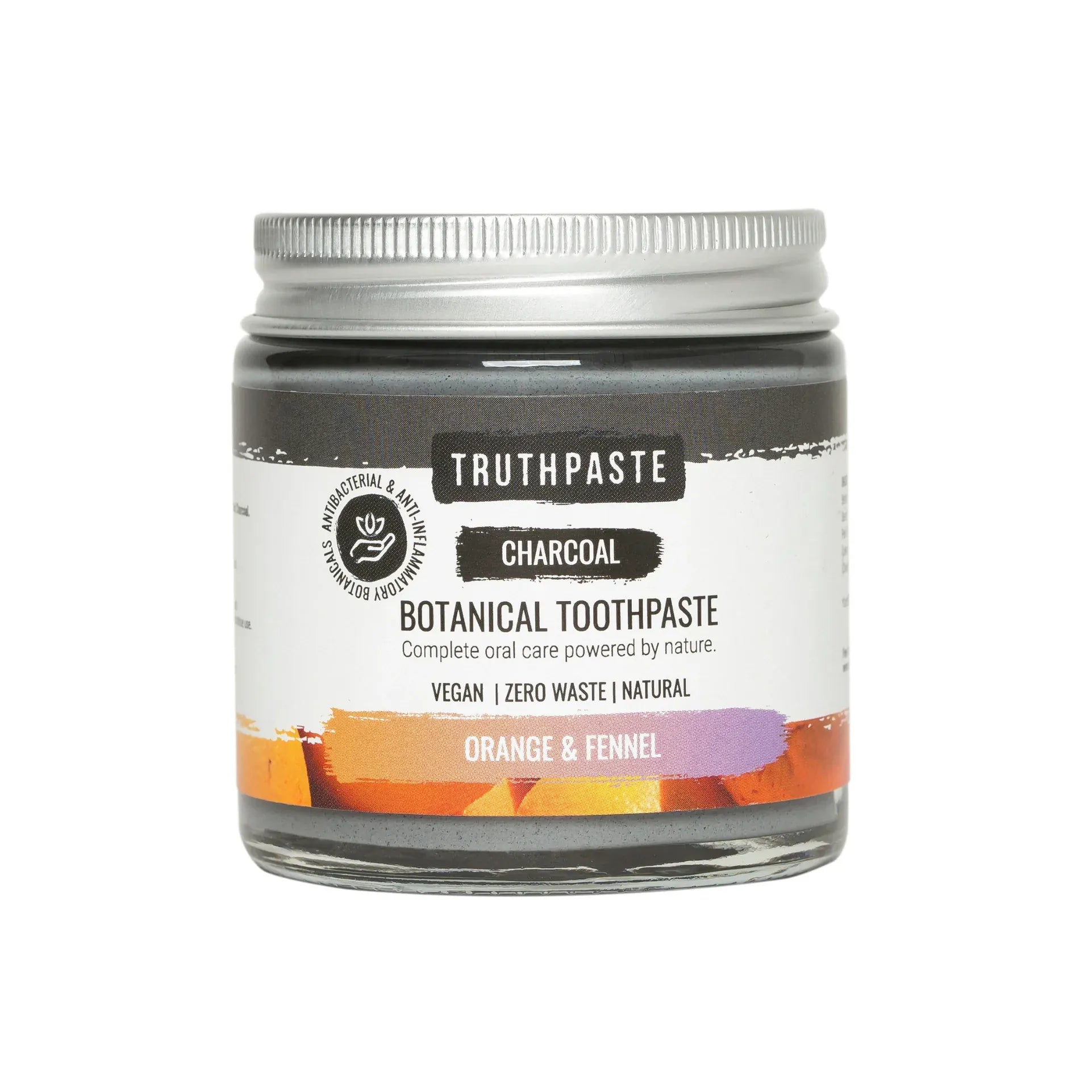 Natural Toothpaste Charcoal Fennel &