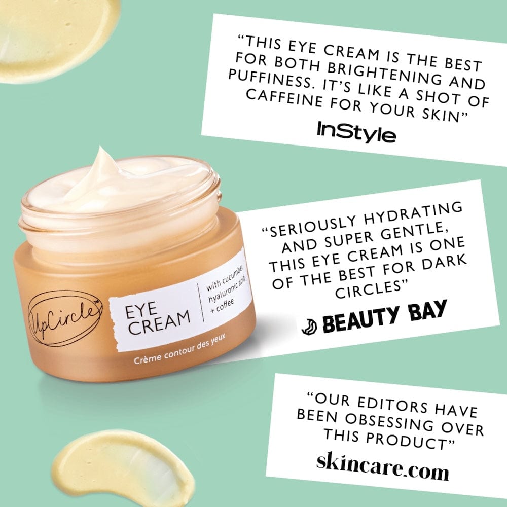 UpCircle Caffeinated Duo - Eye Cream & Face Serum &Keep