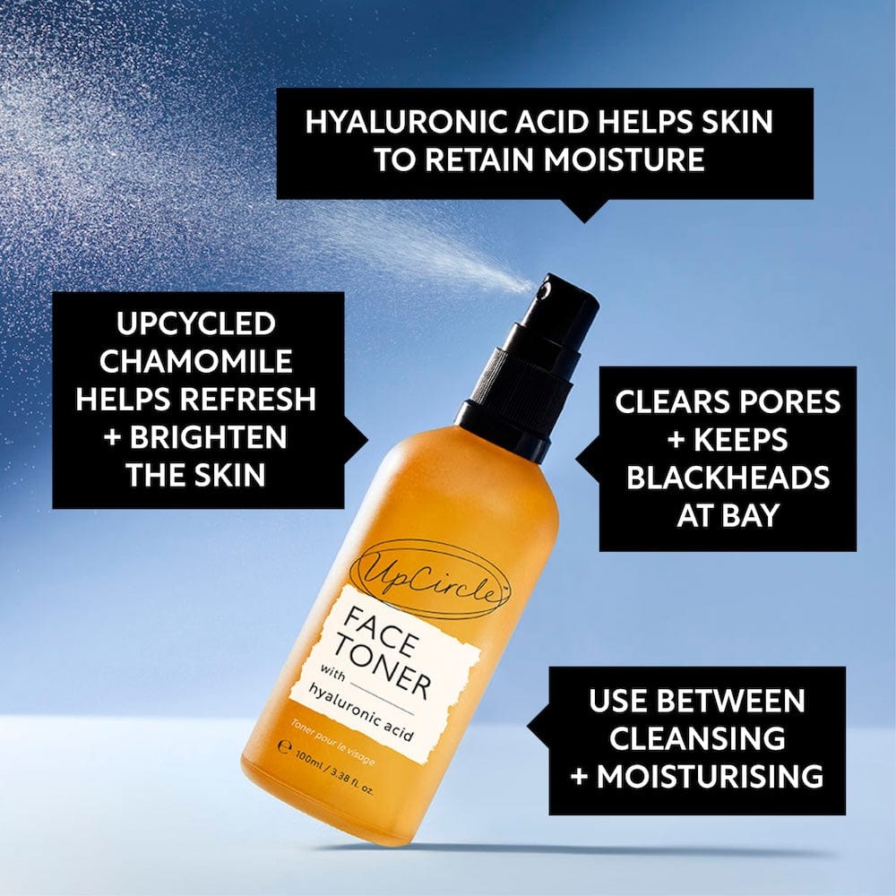 UpCircle Face Toner with Hyaluronic Acid 100ml &Keep