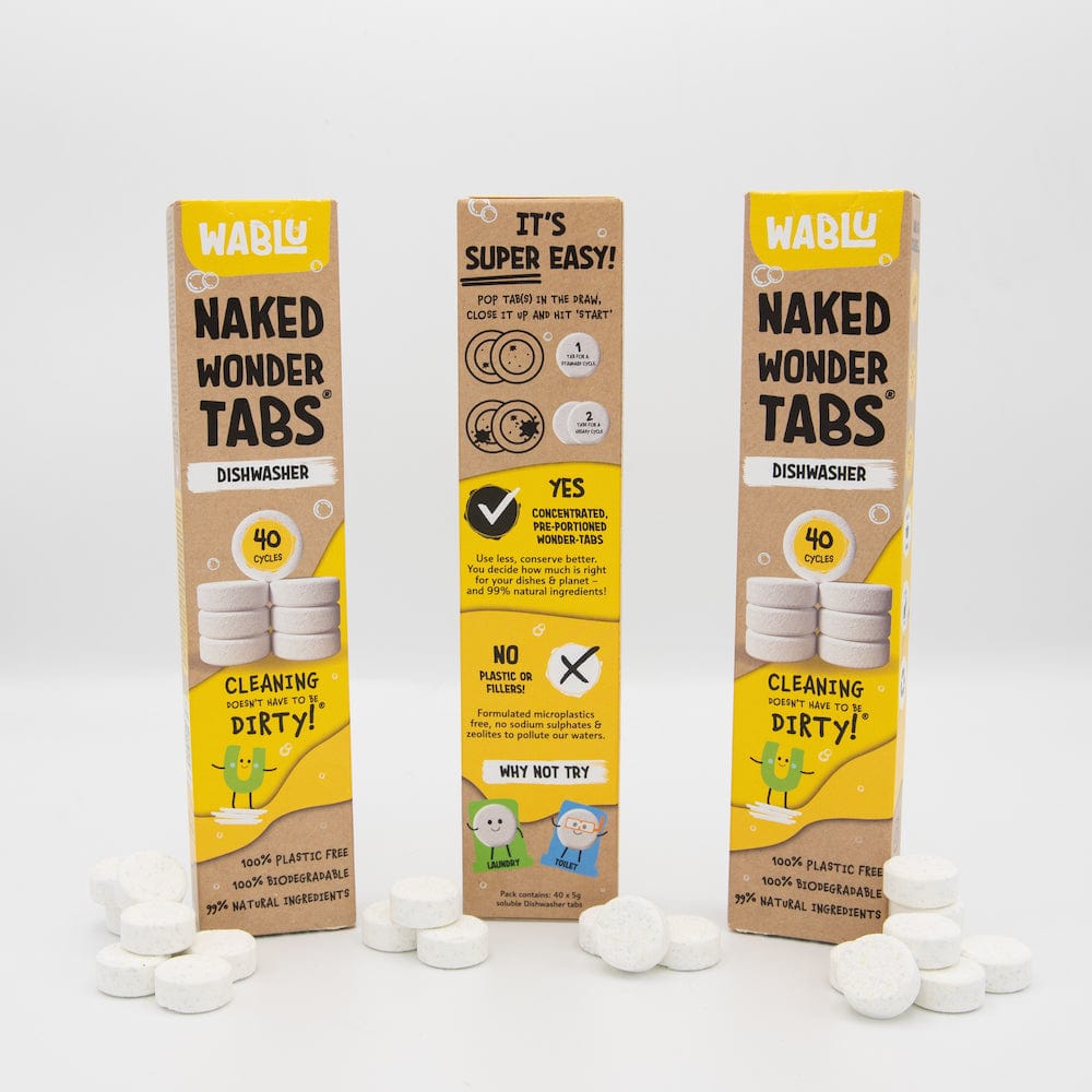 Wablu Naked Wonder Dishwasher Tabs (40) &Keep