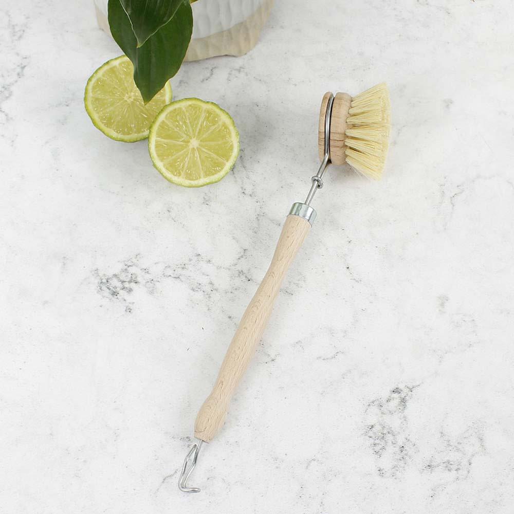 Wooden Dishbrush with Replaceable Head A Slice of Green &Keep