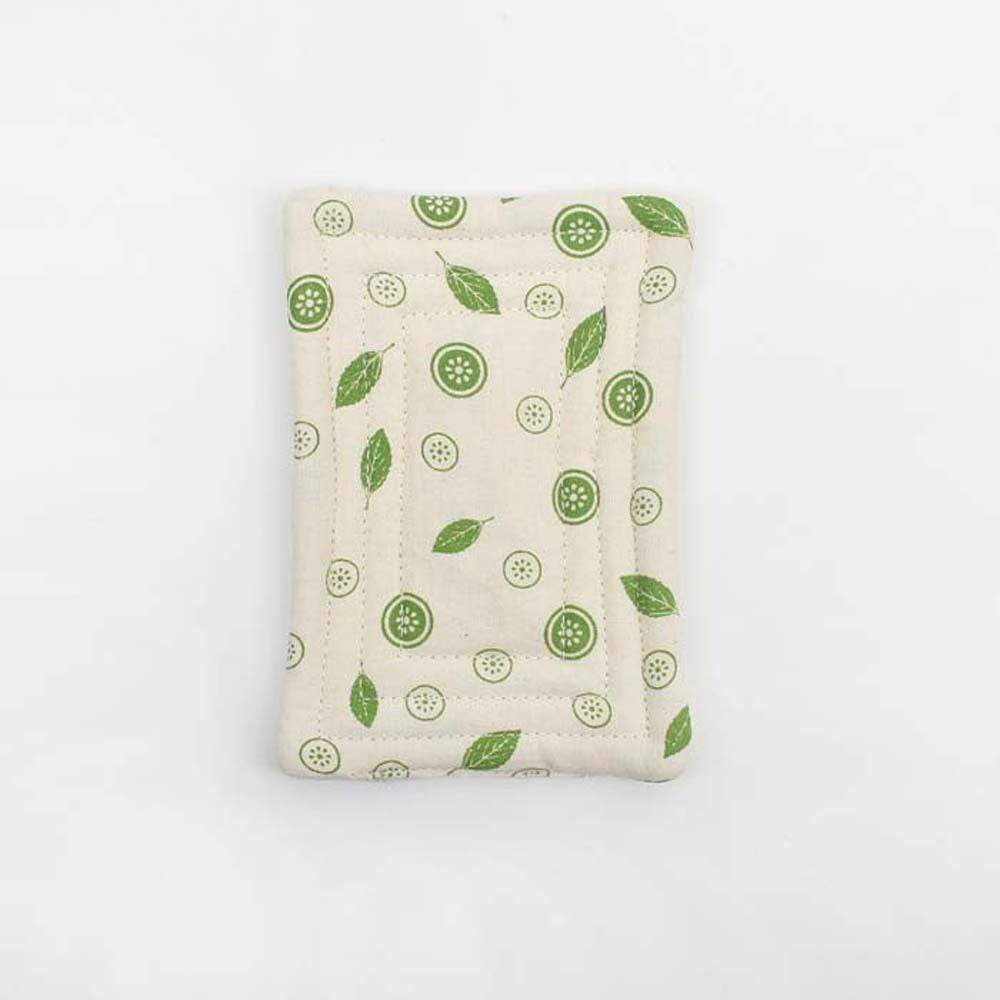 Organic Cotton 'Smooth' Unsponge - Mint Leaf - Pack of 2 &Keep