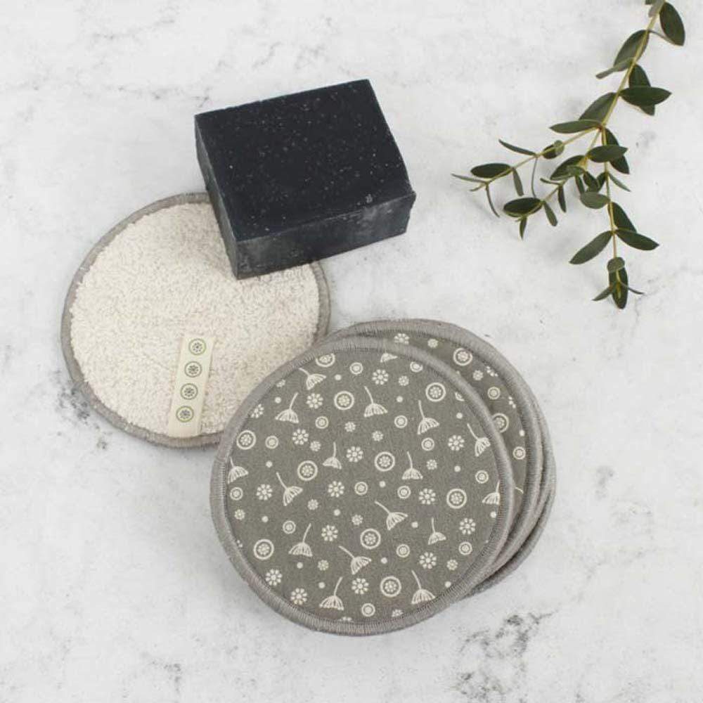 Large Organic Cotton Facial Pads Meadow Pack 5