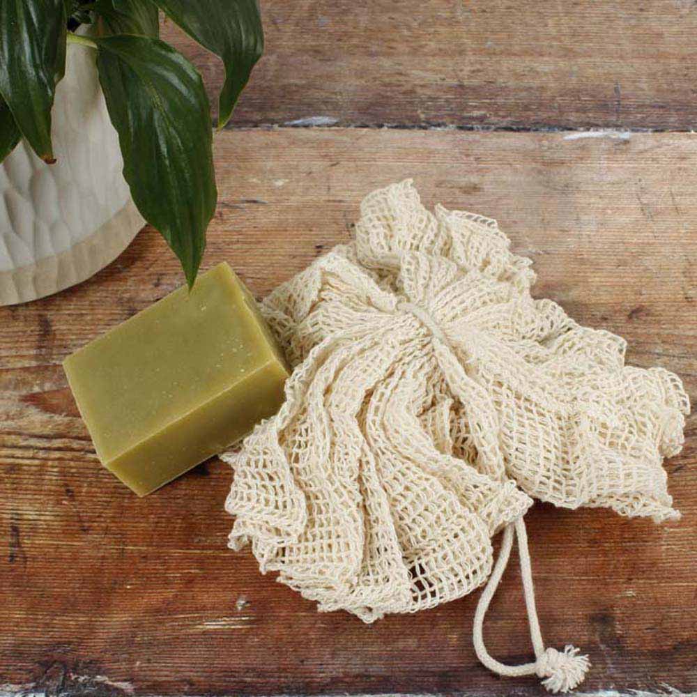 Organic Cotton Shower Puff &Keep