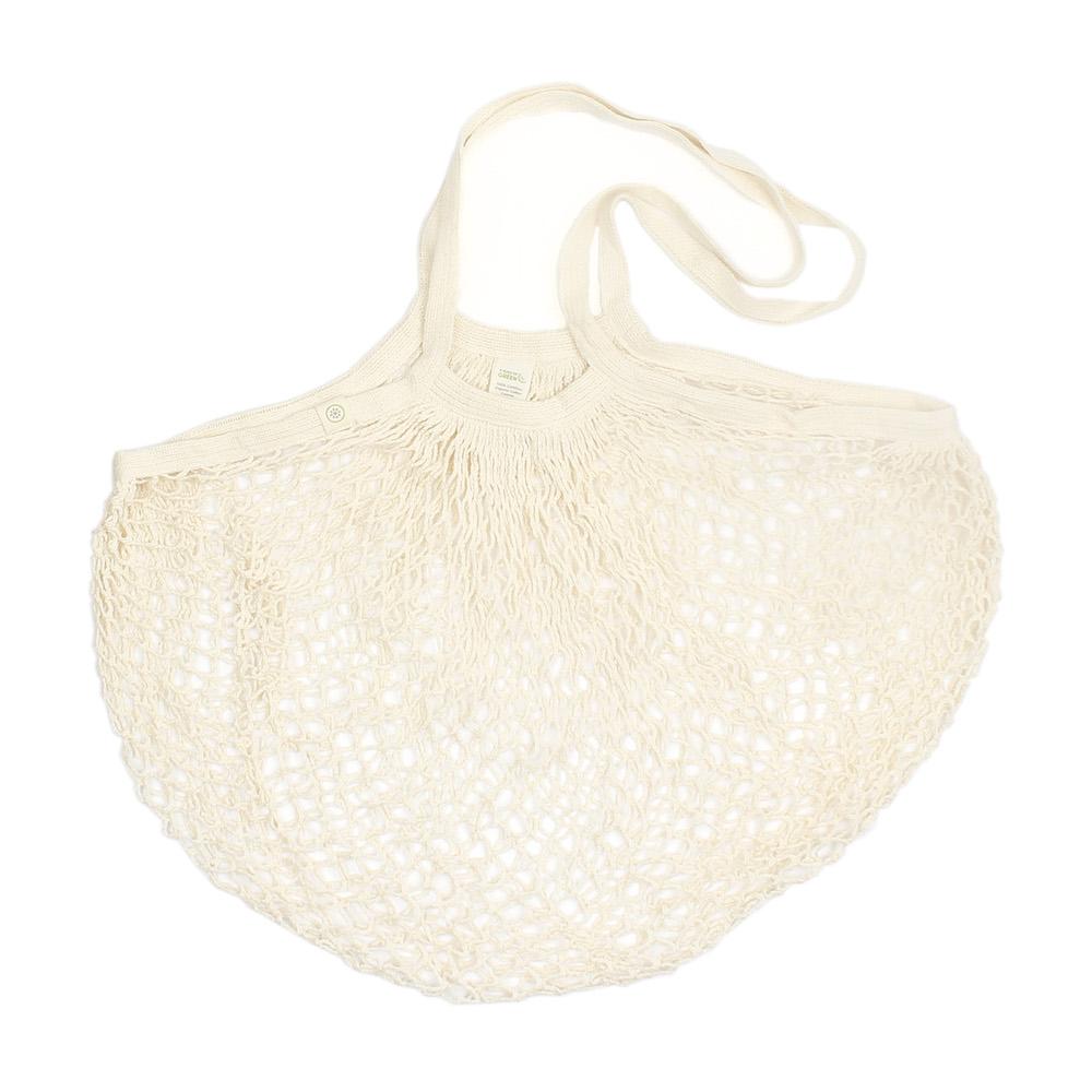 Organic Cotton Long-Handled String Shopping Bag A Slice of Green &Keep