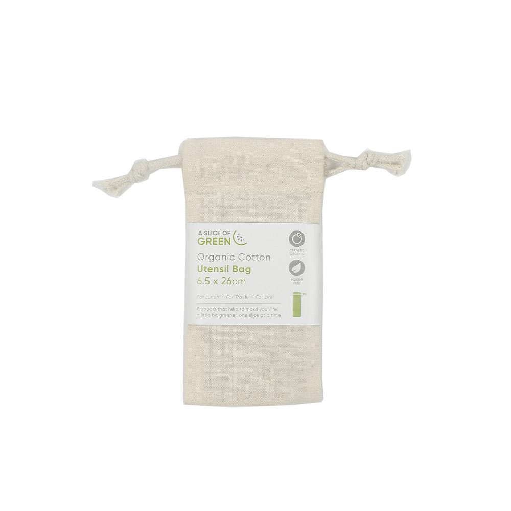 Organic Cotton Utensil Bag &Keep