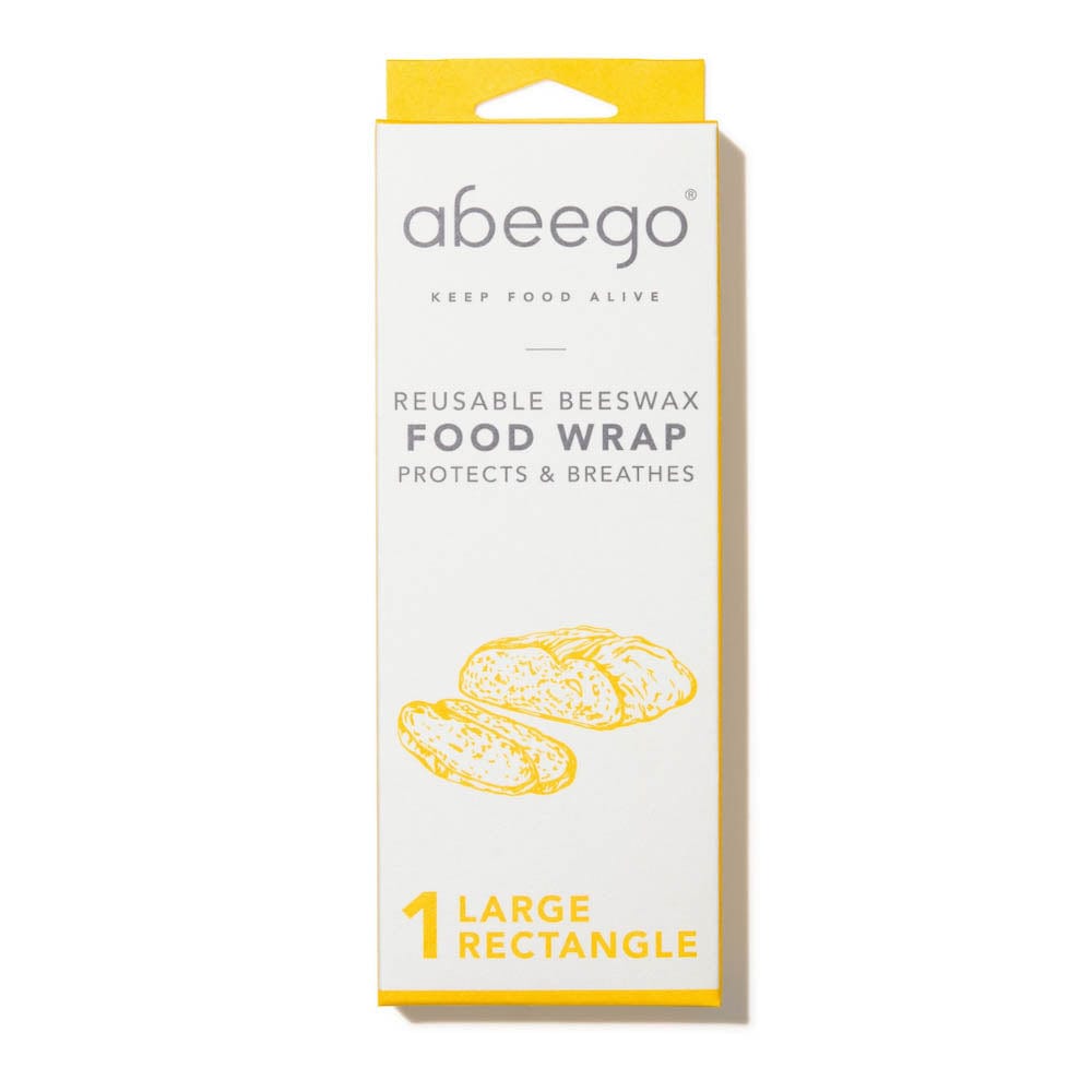 Abeego Bees Wax Food Wrap Large Rectangle &Keep