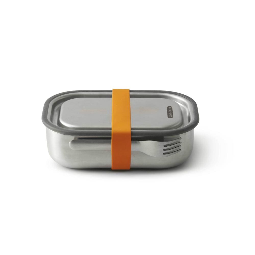 black+blum black+blum Stainless Steel Leakproof Lunch Box & Fork - Orange &Keep