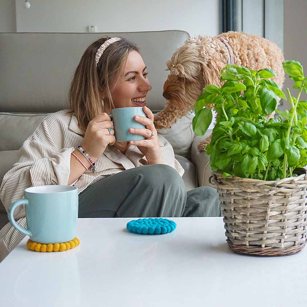 Fairtrade Wool Felt Coaster &Keep