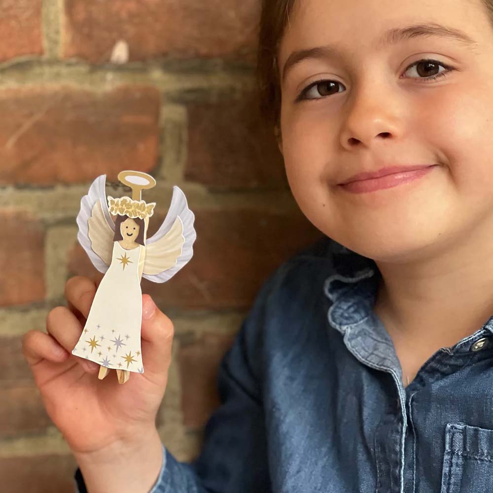 Make Your Own Angel Peg Doll Kit &Keep