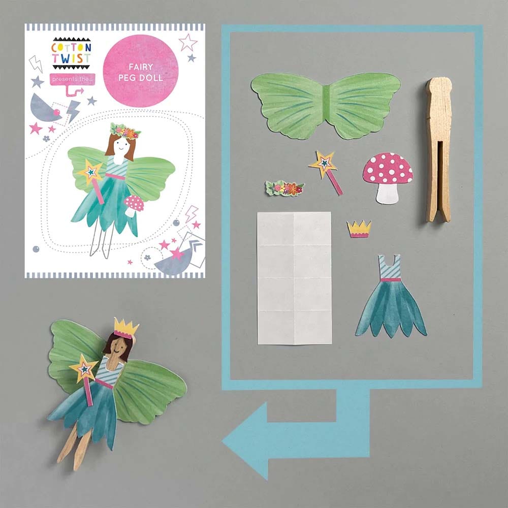 Make Your Own Fairy Peg Doll &Keep