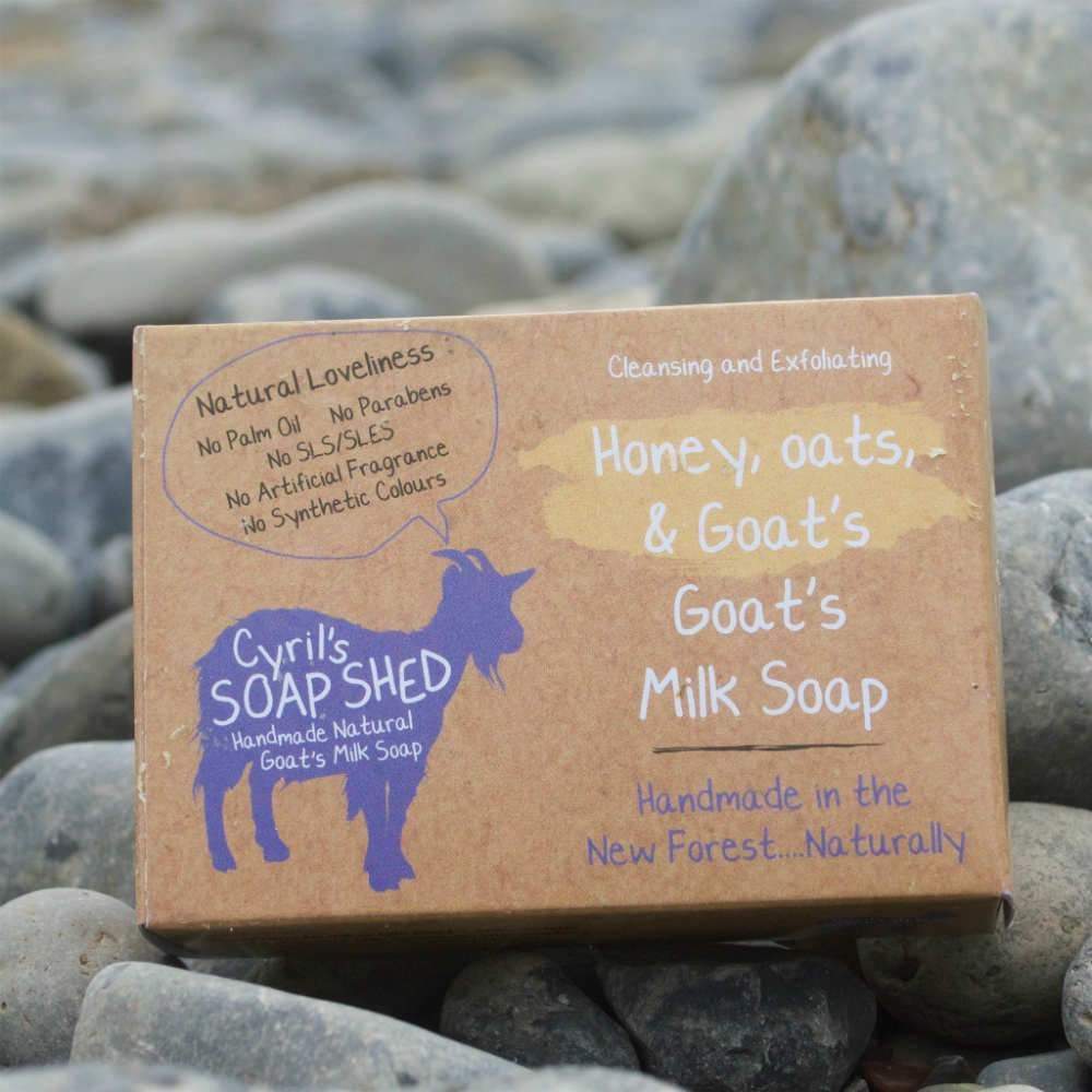 Cyrils Soap Shed Cyrils Soap Shed Goats Milk Soap - Honey & Oats &keep