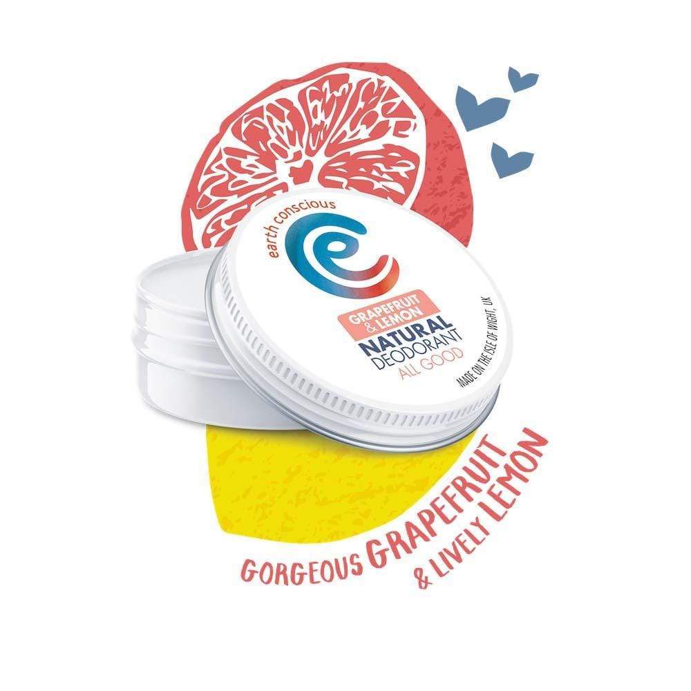 Deodorant Tin Grapefruit & Lemon