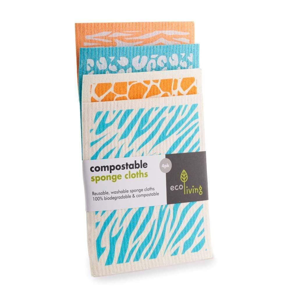 Compostable Sponge Cleaning Cloths - Animal &Keep
