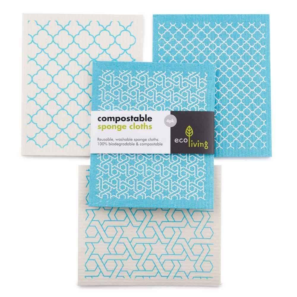 Compostable Sponge Cleaning Cloths - Morrocan &Keep