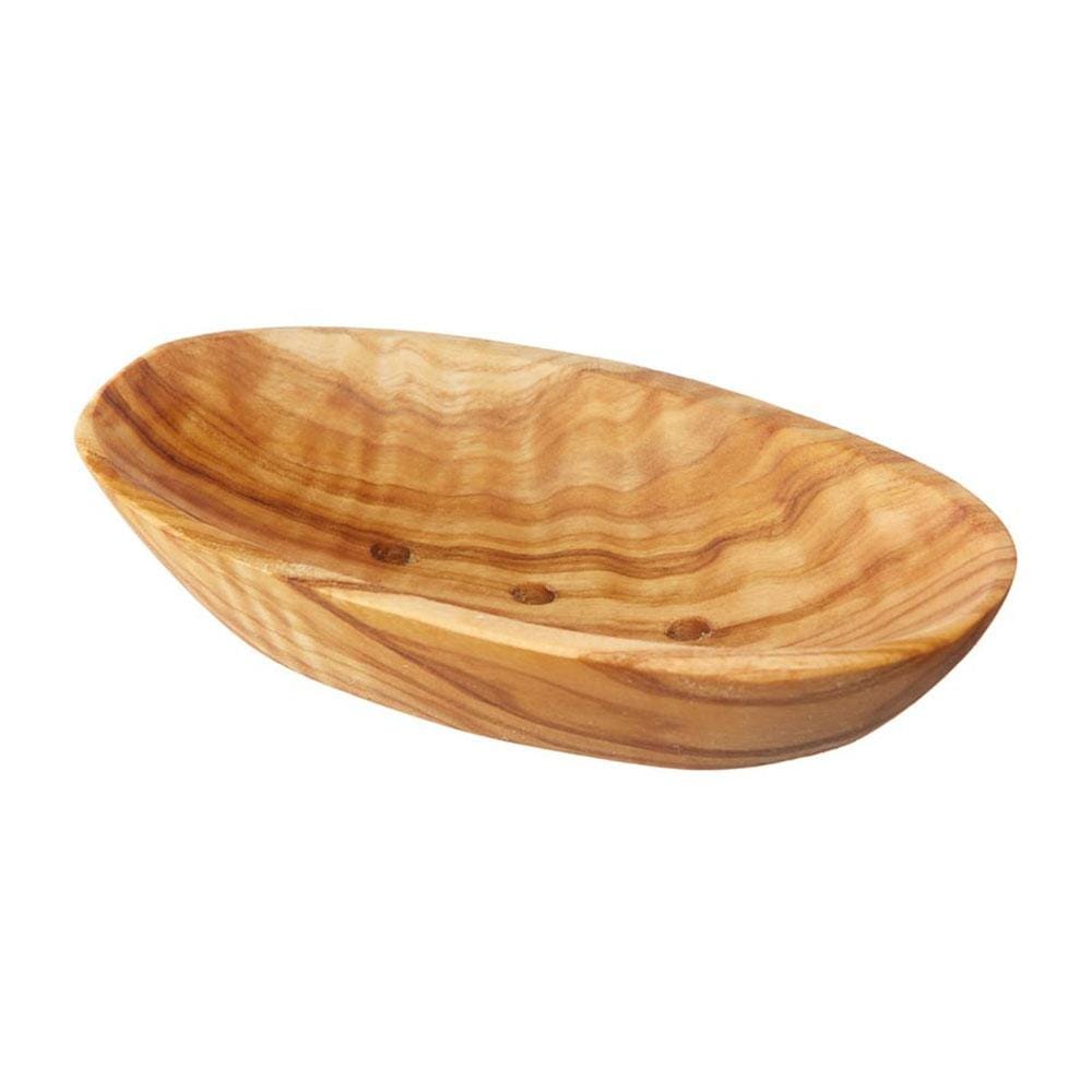 Olive Wood Soap Dish - Oval &Keep