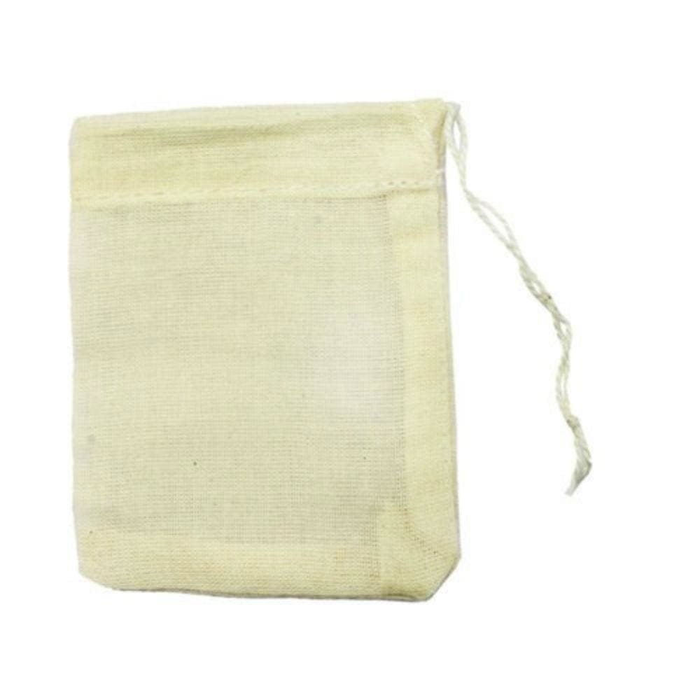 EcoLiving Organic Cotton Reusable Tea Bag &Keep