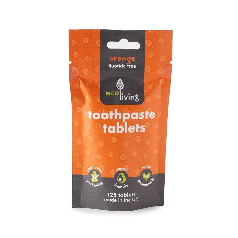 EcoLiving Toothpaste Tablets with Fluoride - Orange &Keep