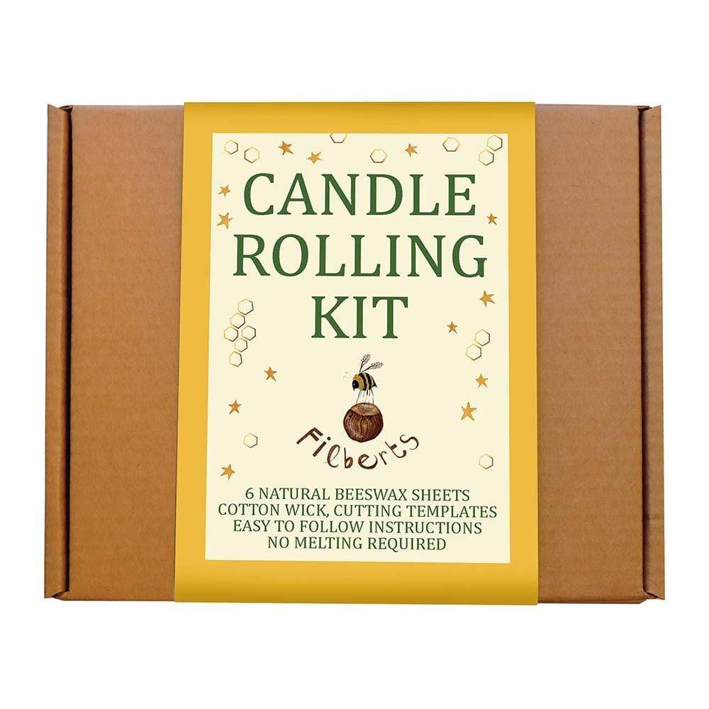 Beeswax Candle Rolling Kit Gift Box by Filberts Bees &Keep