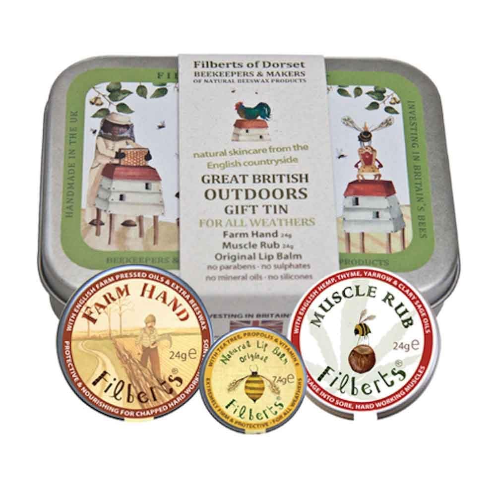 Great British Outdoors Gift Tin by Filberts Bees &Keep