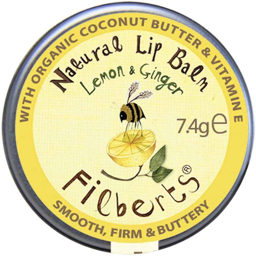 Lemon & Ginger Natural Lip Balm by Filberts Bees &Keep