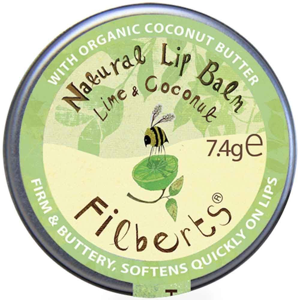 Lime & Coconut Natural Lip Balm by Filberts Bees &Keep