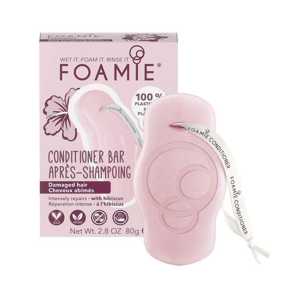 Hibiscus Conditioner Bar for Damaged Hair by FOAMIE &Keep