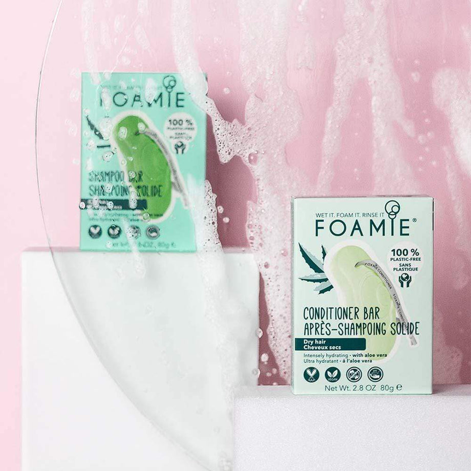 Aloe Vera Shampoo Bar for Dry Hair | Vegan | Soap Free |FOAMIE