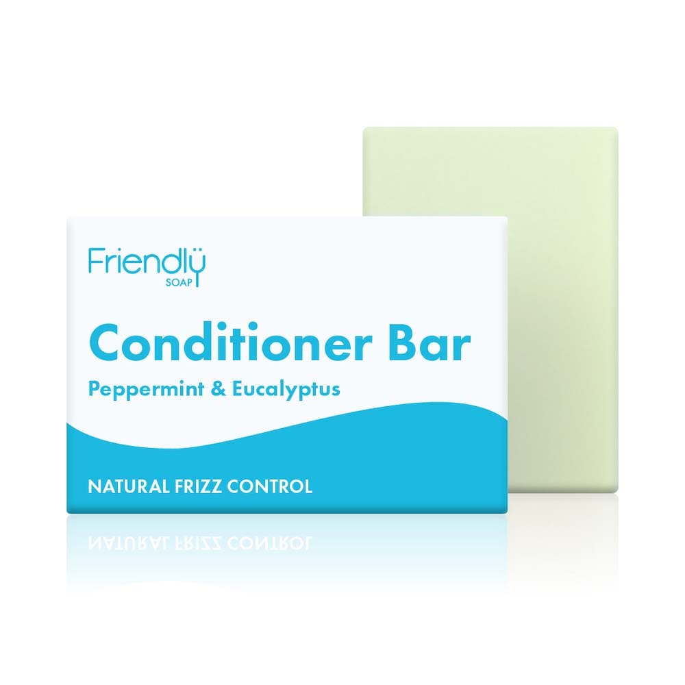 Friendly Soap - Peppermint & Eucalyptus Conditioner Bar &Keep