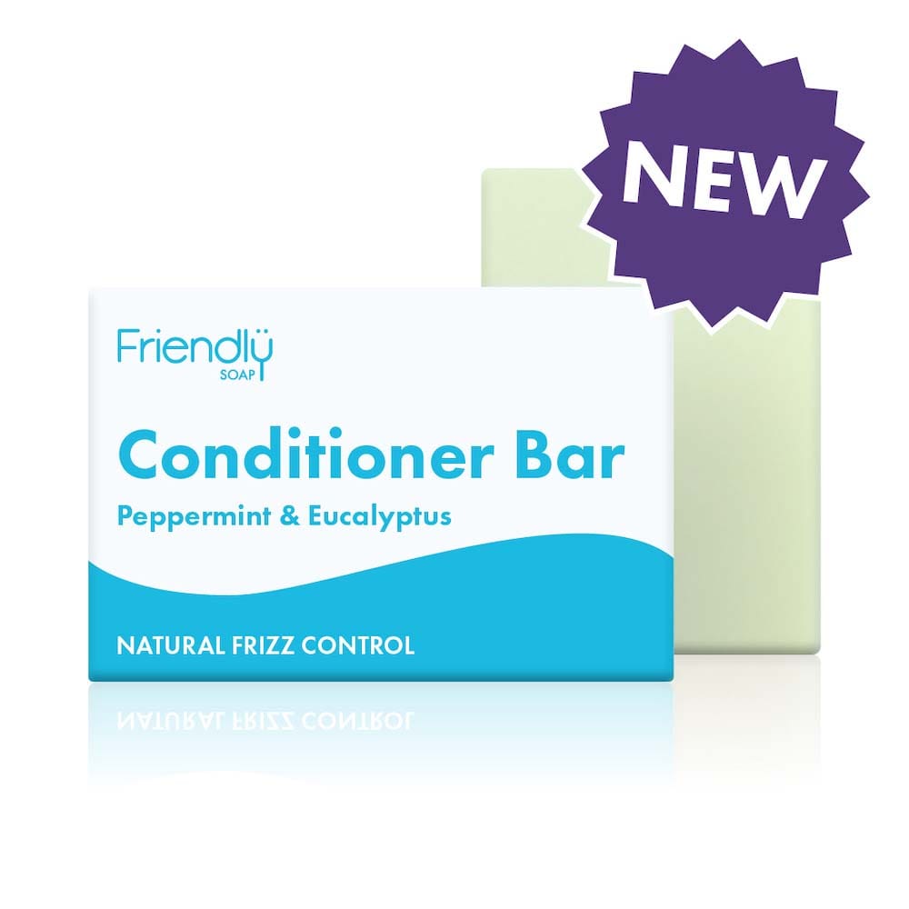 Friendly Soap - Peppermint & Eucalyptus Conditioner Bar &Keep