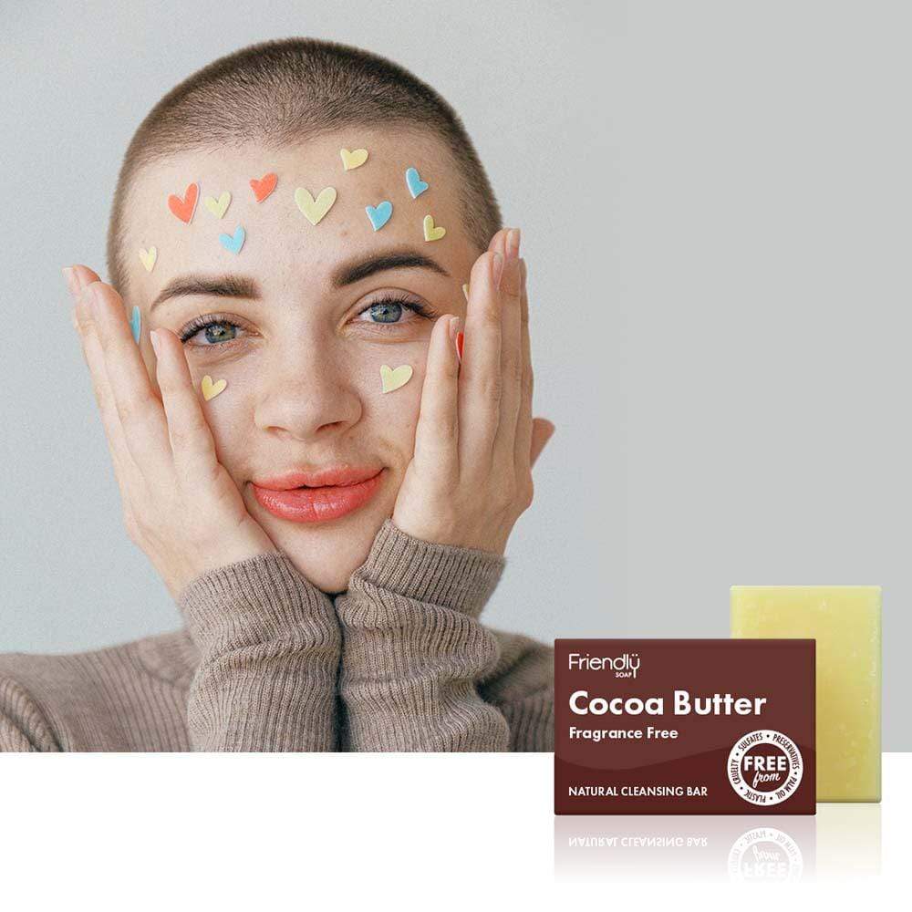 Friendly Soap - Cocoa Butter Facial Cleansing Bar &Keep