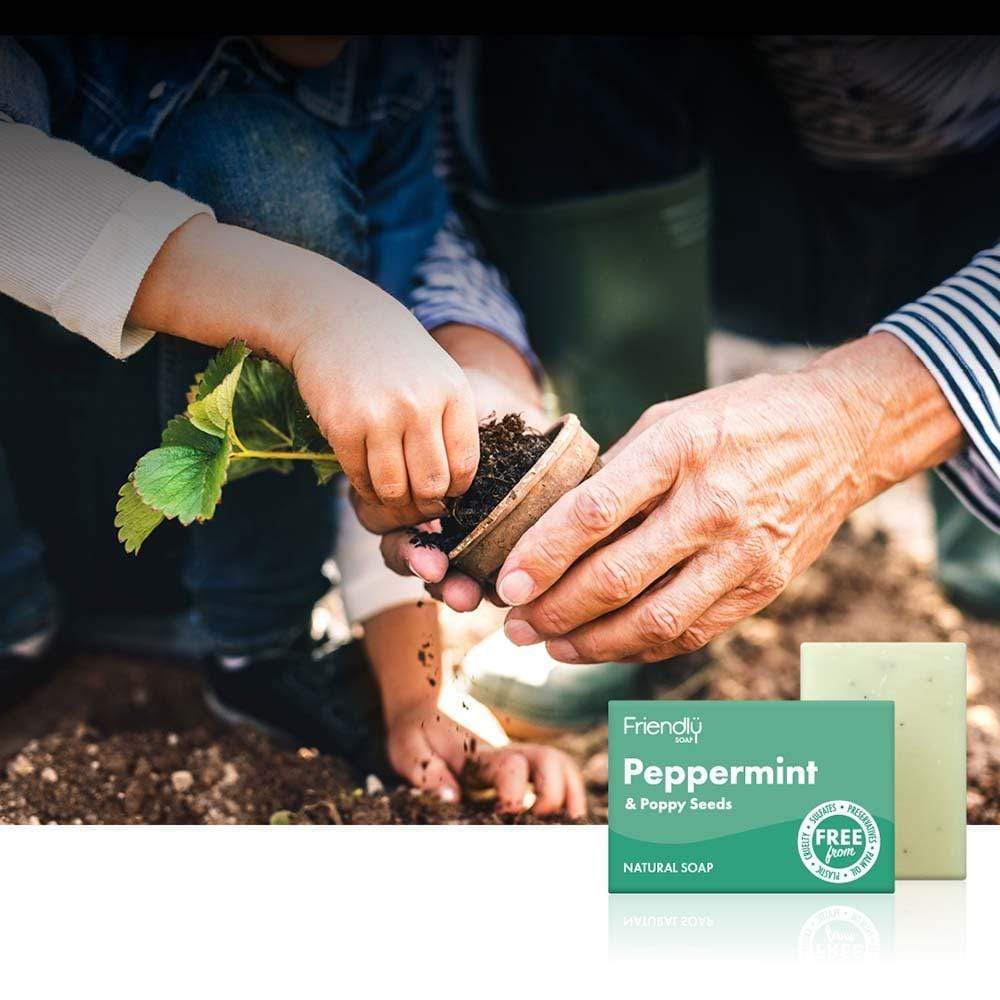 Friendly Soap - Peppermint & Poppy Seed &Keep